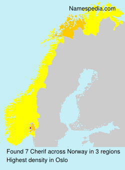 Surname Cherif in Norway