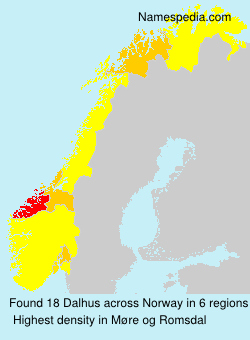 Surname Dalhus in Norway