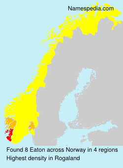 Surname Eaton in Norway
