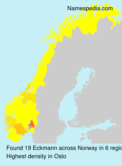 Surname Eckmann in Norway