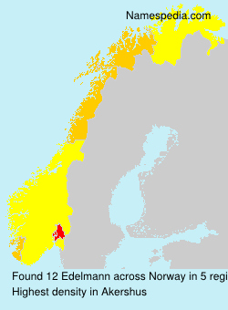 Surname Edelmann in Norway