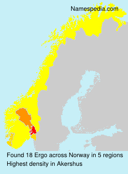 Surname Ergo in Norway