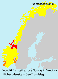 Surname Esmaeili in Norway