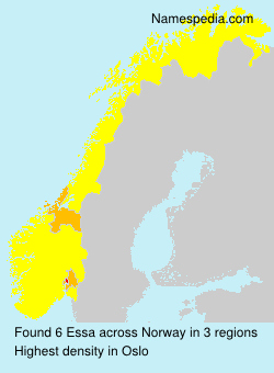 Surname Essa in Norway