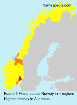 Surname Finslo in Norway