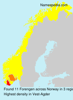 Surname Forengen in Norway