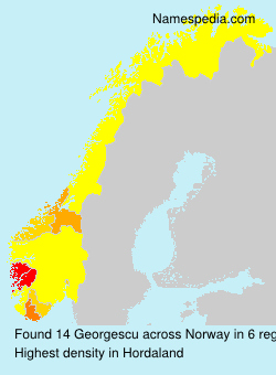 Surname Georgescu in Norway