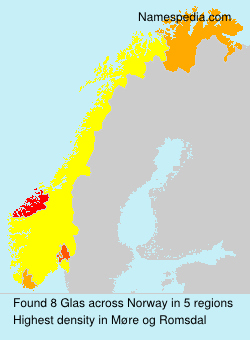 Surname Glas in Norway