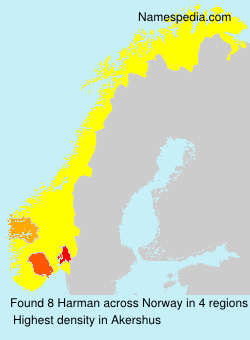 Surname Harman in Norway