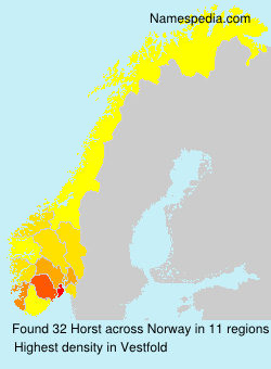 Surname Horst in Norway