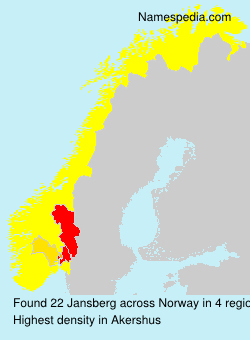 Surname Jansberg in Norway