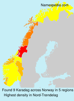 Surname Karadag in Norway