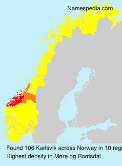 Surname Karlsvik in Norway