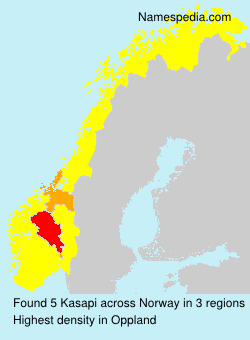 Surname Kasapi in Norway