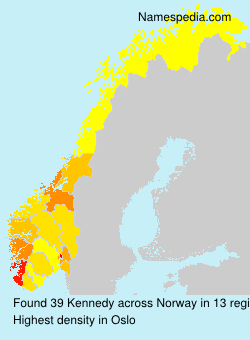 Surname Kennedy in Norway
