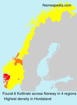 Surname Kotlinski in Norway