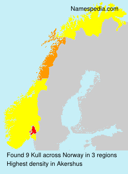 Surname Kull in Norway