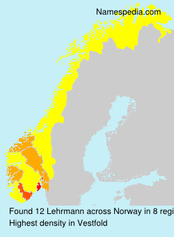 Surname Lehrmann in Norway
