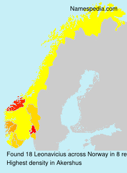 Surname Leonavicius in Norway