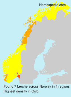 Surname Lerche in Norway