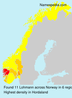 Surname Lohmann in Norway