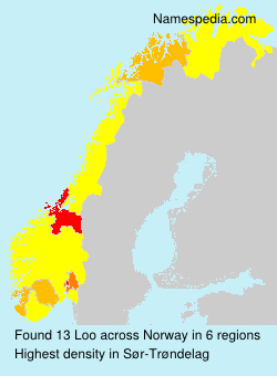 Surname Loo in Norway