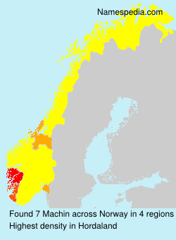 Surname Machin in Norway