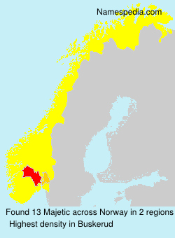 Surname Majetic in Norway