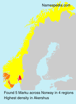Surname Marku in Norway