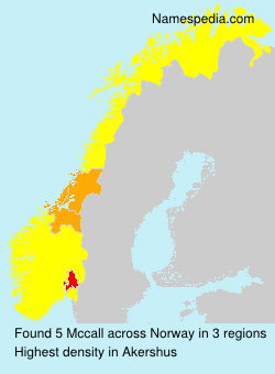 Surname Mccall in Norway