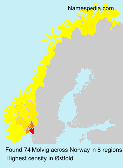 Surname Molvig in Norway