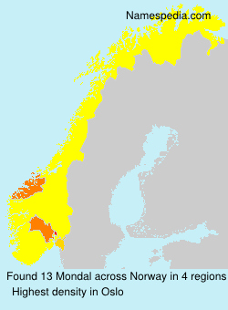 Surname Mondal in Norway