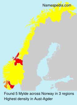 Surname Mylde in Norway