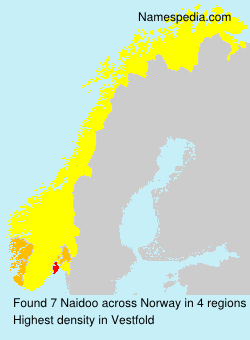 Surname Naidoo in Norway