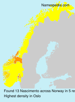 Surname Nascimento in Norway