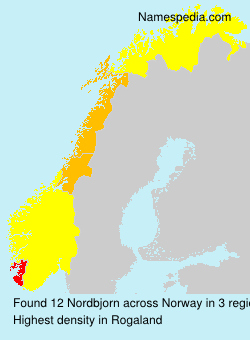 Surname Nordbjorn in Norway Surname Nordbjorn in Norway