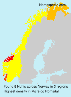 Surname Nuhic in Norway