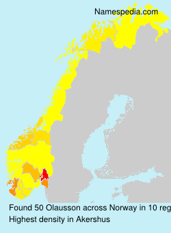 Surname Olausson in Norway