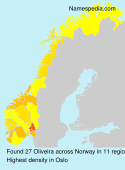 Surname Oliveira in Norway