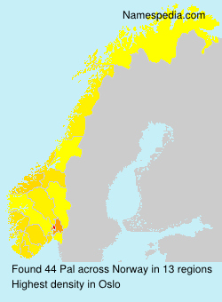 Surname Pal in Norway