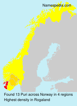 Surname Puri in Norway