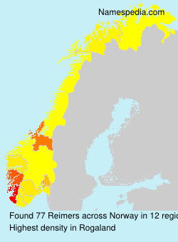 Surname Reimers in Norway