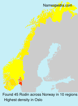 Surname Rodin in Norway