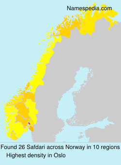Surname Safdari in Norway