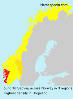 Surname Sagvag in Norway