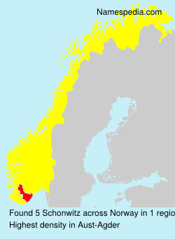 Surname Schonwitz in Norway Surname Schonwitz in Norway