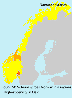 Surname Schram in Norway