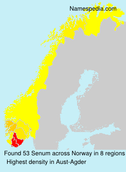 Surname Senum in Norway