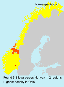 Surname Silova in Norway