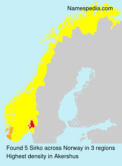 Surname Sirko in Norway